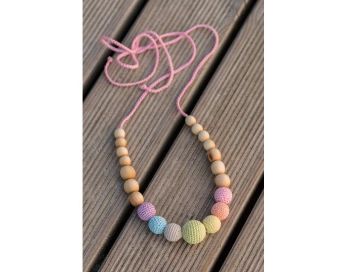 KANGAROO CARE Collier d'allaitement et de portage Neutral Rainbow Genvrier - RN012 (7)