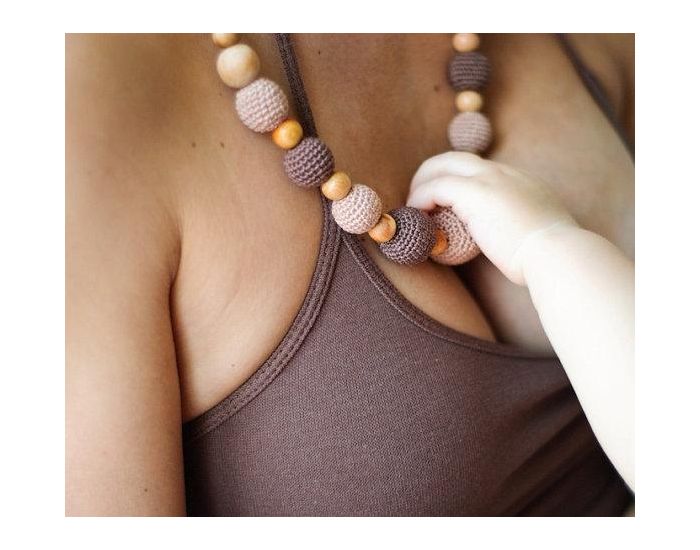 KANGAROO CARE Collier d'allaitement et de portage Capuccino Chne - CN010 (3)