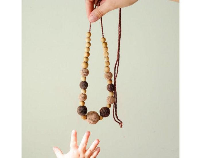 KANGAROO CARE Collier d'allaitement et de portage Capuccino Chne - CN010 (4)