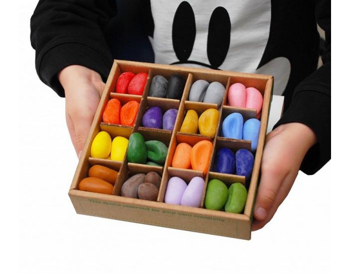 CRAYON ROCKS 64 Cailloux Crayons 16 couleurs Bo�te JUST ROCKS - D�s 3 ans (2)