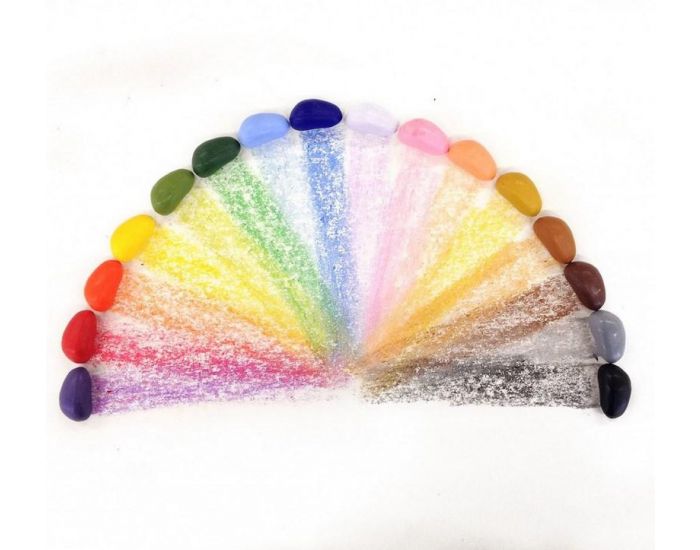CRAYON ROCKS 64 Cailloux Crayons 16 couleurs Bo�te JUST ROCKS - D�s 3 ans (10)