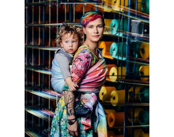 LENNYLAMB Echarpe de portage RAINBOW LACE 5.2m (3)