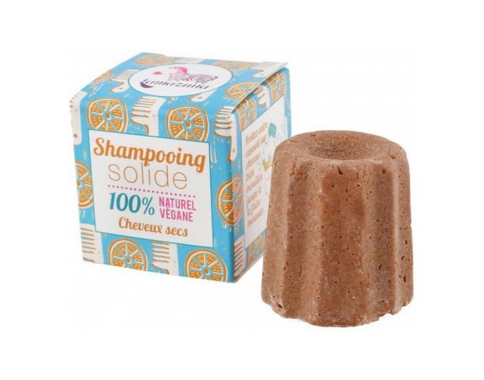 LAMAZUNA Shampoing Solide Cheveux Secs  l'Orange (4)