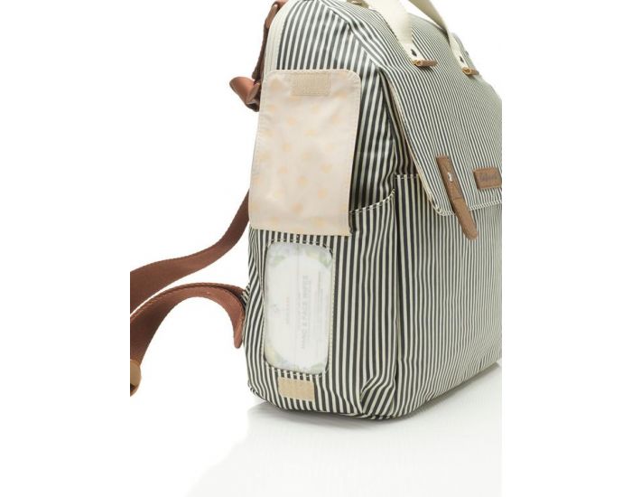 BABYMEL Sac  langer Robyn Navy Stripe BABYMEL (6)
