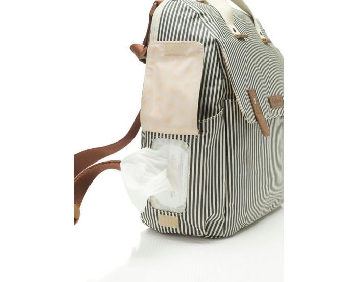 BABYMEL Sac  langer Robyn Navy Stripe BABYMEL (7)