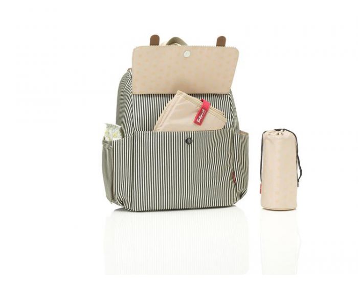 BABYMEL Sac  langer Robyn Navy Stripe BABYMEL (8)