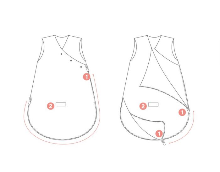 BEMINI Gigoteuse MAGIC BAG Jersey Sans Manches 0-3m (9)