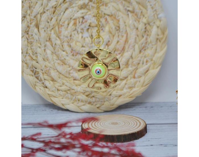 IRR�VERSIBLE Pendentif �il Grec - Plaqu� Or (3)