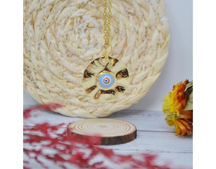 IRR�VERSIBLE Pendentif �il Grec - Plaqu� Or (4)