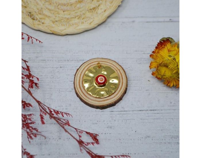 IRR�VERSIBLE Pendentif �il Grec - Plaqu� Or (6)