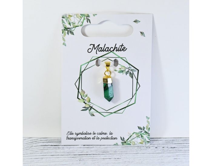 IRR�VERSIBLE Pendentif Bitermine - Plaqu� Or - Pierres Naturelles (6)