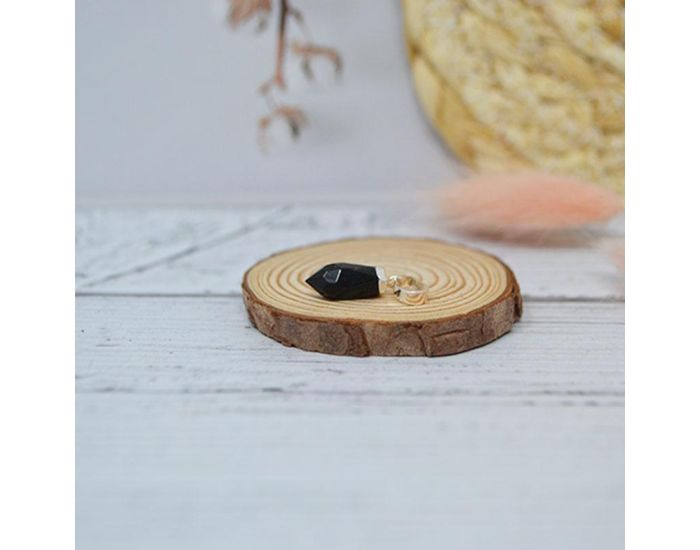 IRRVERSIBLE Pendentif Petit Pic - Plaqu Argent - Pierres Naturelles (3)