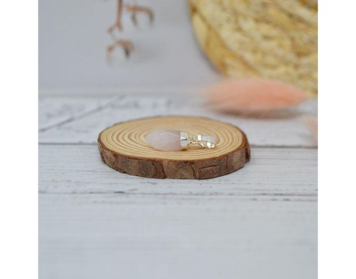 IRRVERSIBLE Pendentif Petit Pic - Plaqu Argent - Pierres Naturelles (8)