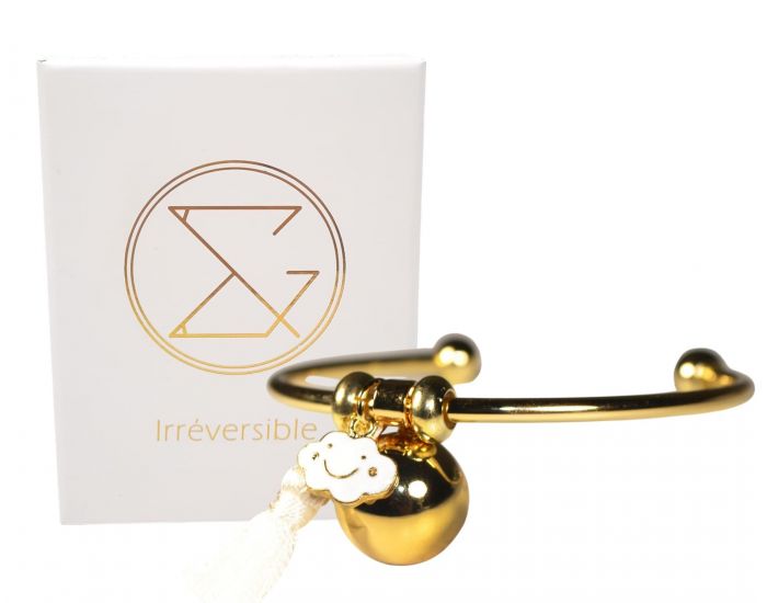 IRR�VERSIBLE Bille Lisse pour Bracelet Bola - Bola Grossesse DIY - 10 mm Plaqu� Or (3)