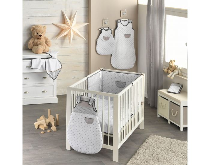 P'TIT BASILE Gigoteuse Et� - Coton Bio - Doublure Eponge - Little Sweet Dreams (1)