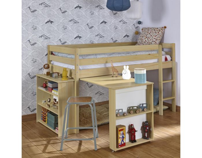 AKITEN RETAIL Lit Mi-Hauteur Combin� - Davon (2)