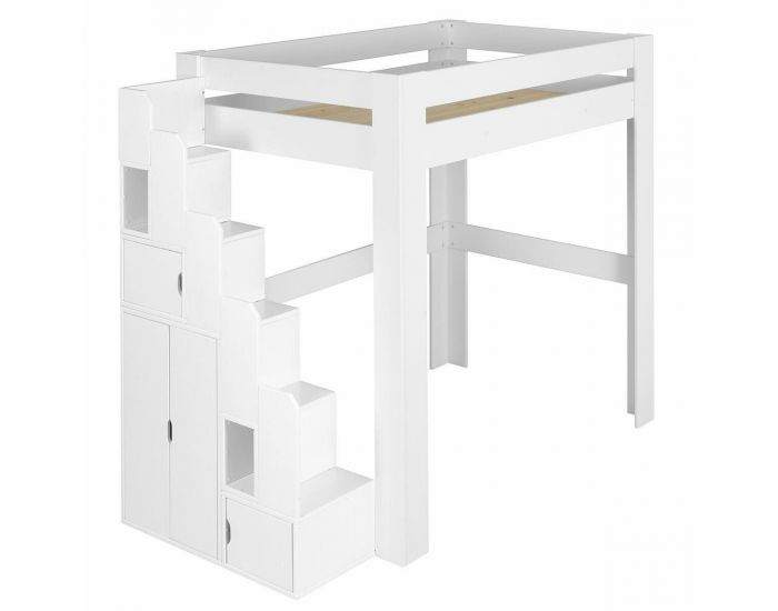 AKITEN RETAIL Lit Mezzanine - Alex - Blanc (3)