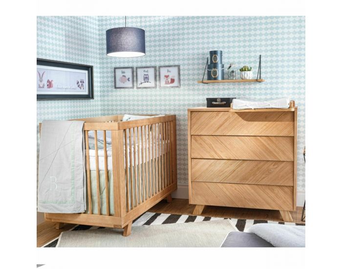 AKITEN RETAIL Mini Chambre Bb - Kyoto Bois naturel (2)