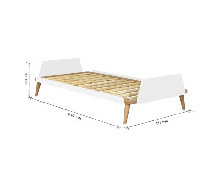 AKITEN RETAIL Pack Lit 1 Place avec Matelas - Karl (3)