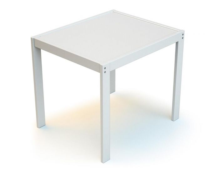 WEBABY Table Enfant - Blanc (2)