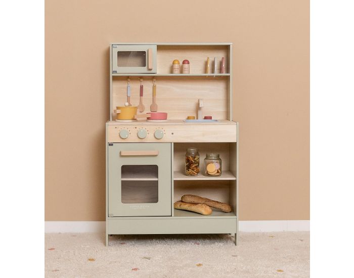 LITTLE DUTCH Cuisine Enfant en Bois - Vert Menthe - D�s 3 ans (3)