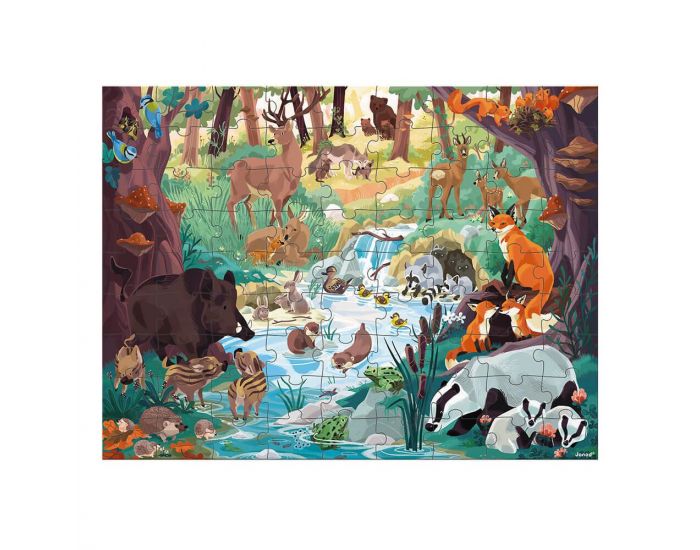 JANOD Puzzle - Les Empreintes des Animaux - D�s 4 ans (2)