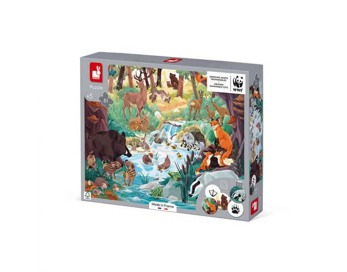 JANOD Puzzle - Les Empreintes des Animaux - D�s 4 ans (3)