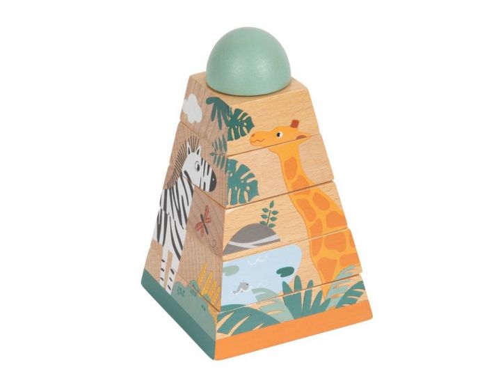 SMALL FOOT COMPANY Tour � Empiler - Safari - D�s 1 an (2)