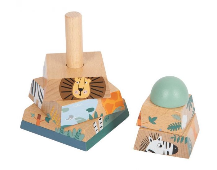 SMALL FOOT COMPANY Tour � Empiler - Safari - D�s 1 an (3)