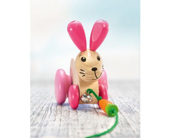 SELECTA Hanna Hoppel Lapin � Tirer - D�s 12 mois (2)