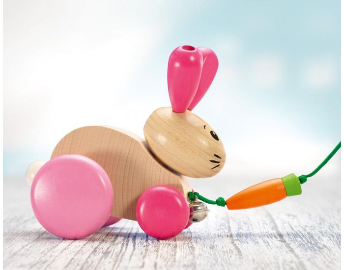 SELECTA Hanna Hoppel Lapin � Tirer - D�s 12 mois (3)