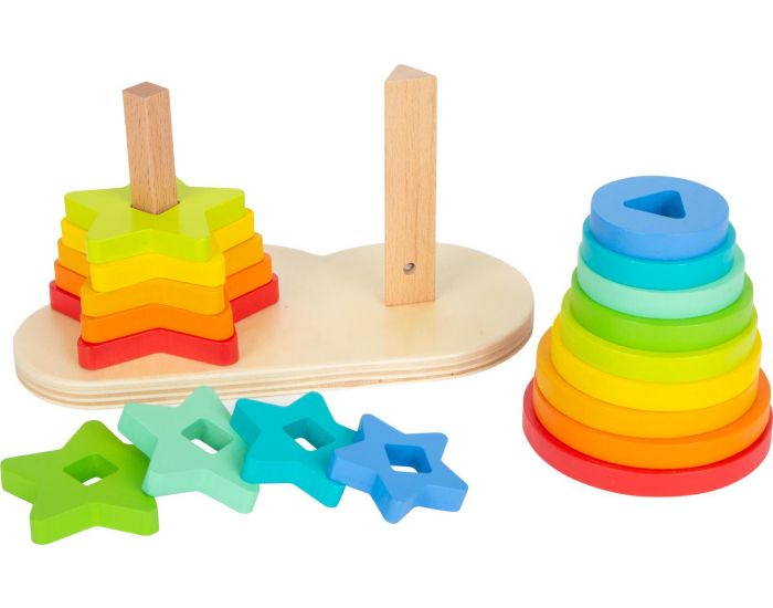 SMALL FOOT COMPANY Jeu � Encastrer - Arc-en-ciel - D�s 1 an (1)