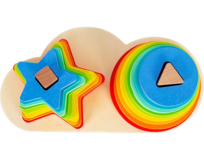 SMALL FOOT COMPANY Jeu � Encastrer - Arc-en-ciel - D�s 1 an (2)