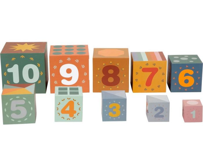 SMALL FOOT COMPANY Cubes � Empiler - Safari - D�s 1 an (1)