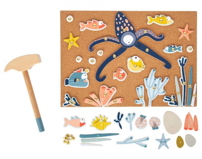 SMALL FOOT COMPANY Jeu de Clous La Mer - D�s 3 ans (1)