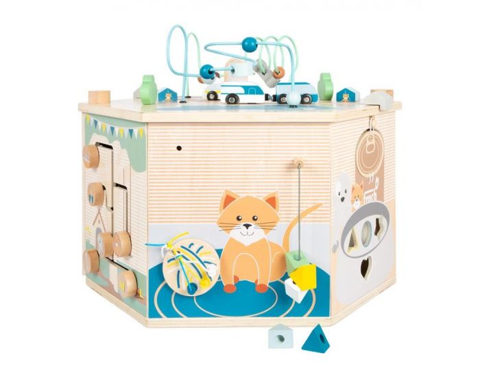 SMALL FOOT COMPANY Cube de Motricit� XXL - Animaux Domestiques - D�s 1 an (1)