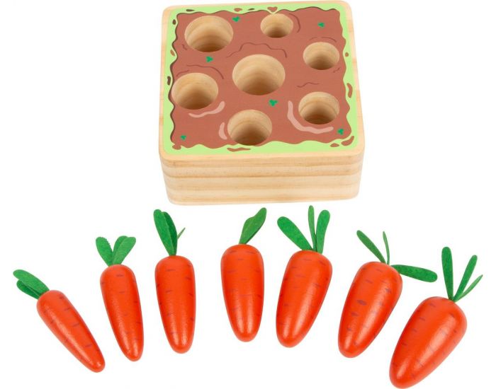 SMALL FOOT COMPANY Jeu � Enficher - Carottes - D�s 1 an (1)