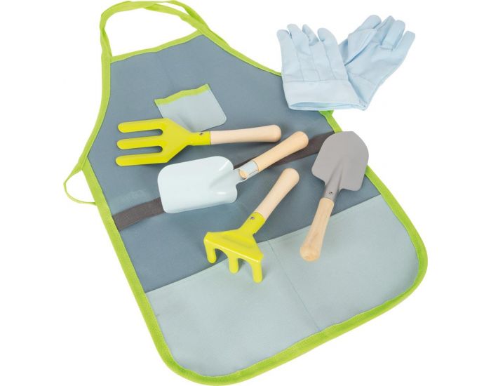 SMALL FOOT COMPANY Tablier avec Outils de Jardin - D�s 4 ans (1)