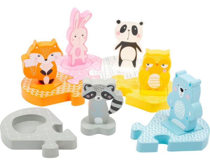 SMALL FOOT COMPANY Puzzle � Encastrer - Pastel - D�s 2 ans (1)
