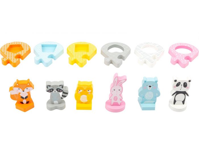 SMALL FOOT COMPANY Puzzle � Encastrer - Pastel - D�s 2 ans (2)