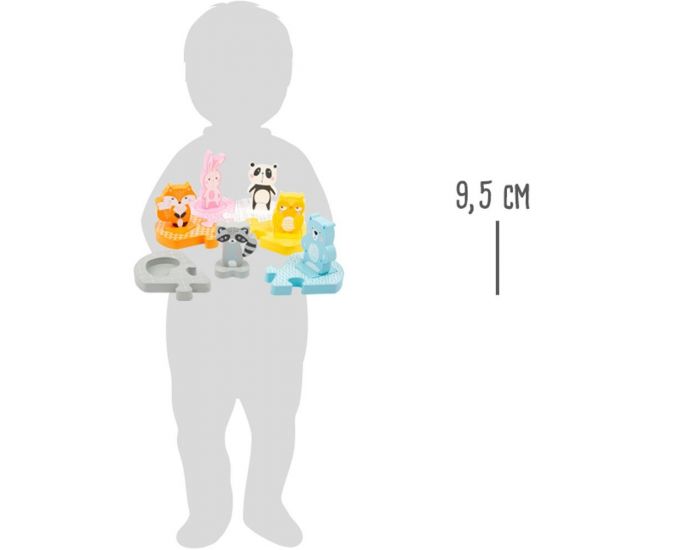 SMALL FOOT COMPANY Puzzle � Encastrer - Pastel - D�s 2 ans (3)