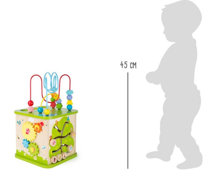 SMALL FOOT COMPANY Cube de Motricit� avec Circuit � Boules - D�s 1 an (3)