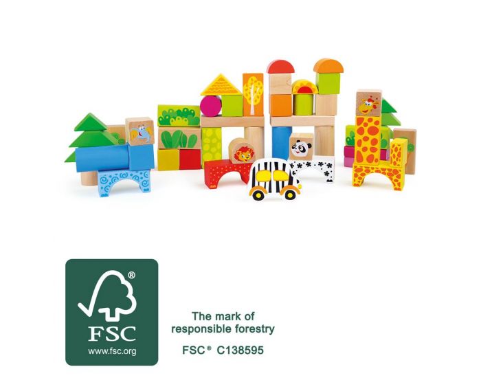 SMALL FOOT COMPANY Blocs de Construction - Zoo - D�s 1 an (3)