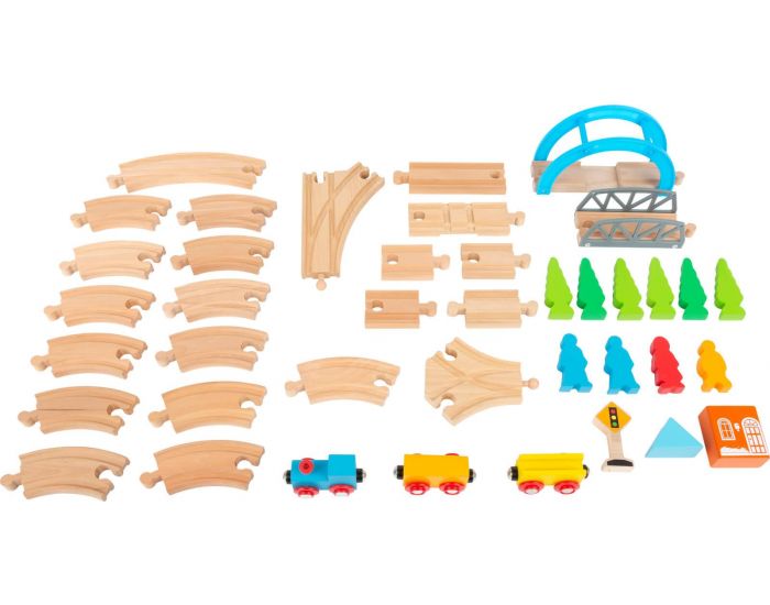 SMALL FOOT COMPANY Chemin de Fer en Bois - Grand Voyage - D�s 3 ans (1)