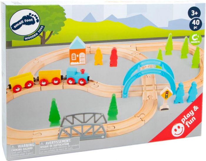 SMALL FOOT COMPANY Chemin de Fer en Bois - Grand Voyage - D�s 3 ans (2)