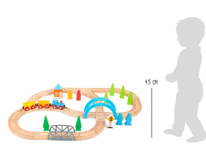 SMALL FOOT COMPANY Chemin de Fer en Bois - Grand Voyage - D�s 3 ans (3)