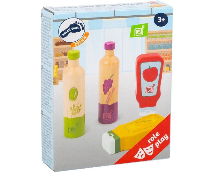 SMALL FOOT COMPANY Set de Sauces et Huiles - Fresh - D�s 3 ans (3)