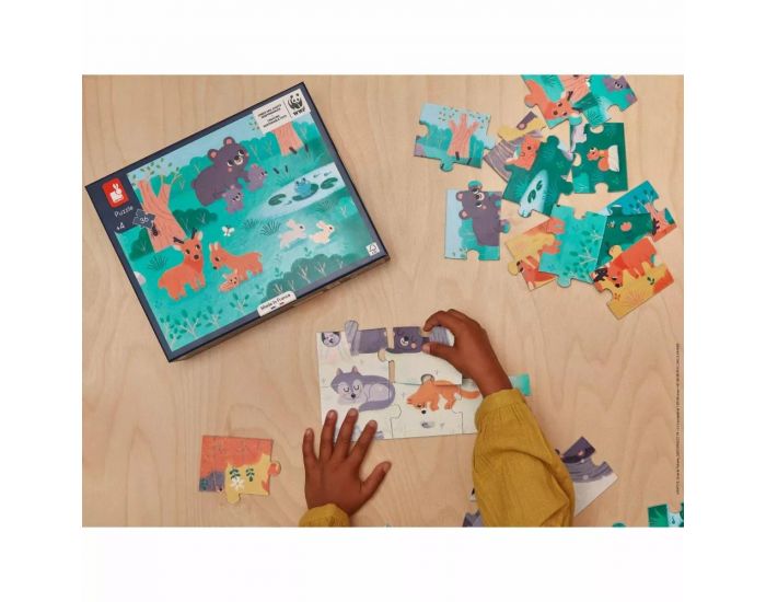 JANOD Puzzle Panoramique - 4 Saisons - Ds 4 ans (1)