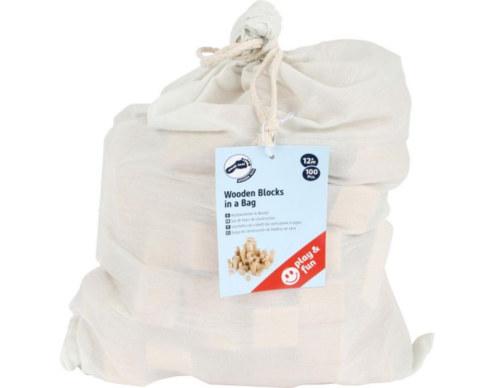 SMALL FOOT COMPANY Blocs de Construction - Naturel - 100 pcs - D�s 1 an (3)