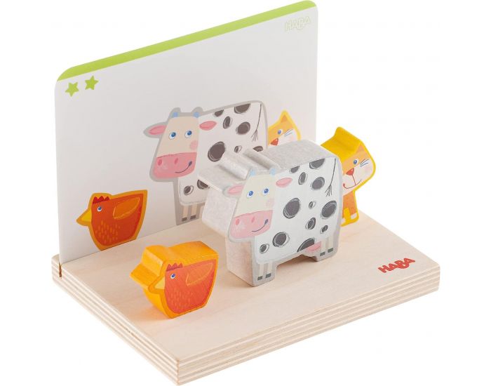 HABA Jeu � Empiler 3D � la Ferme - D�s 2 ans (3)